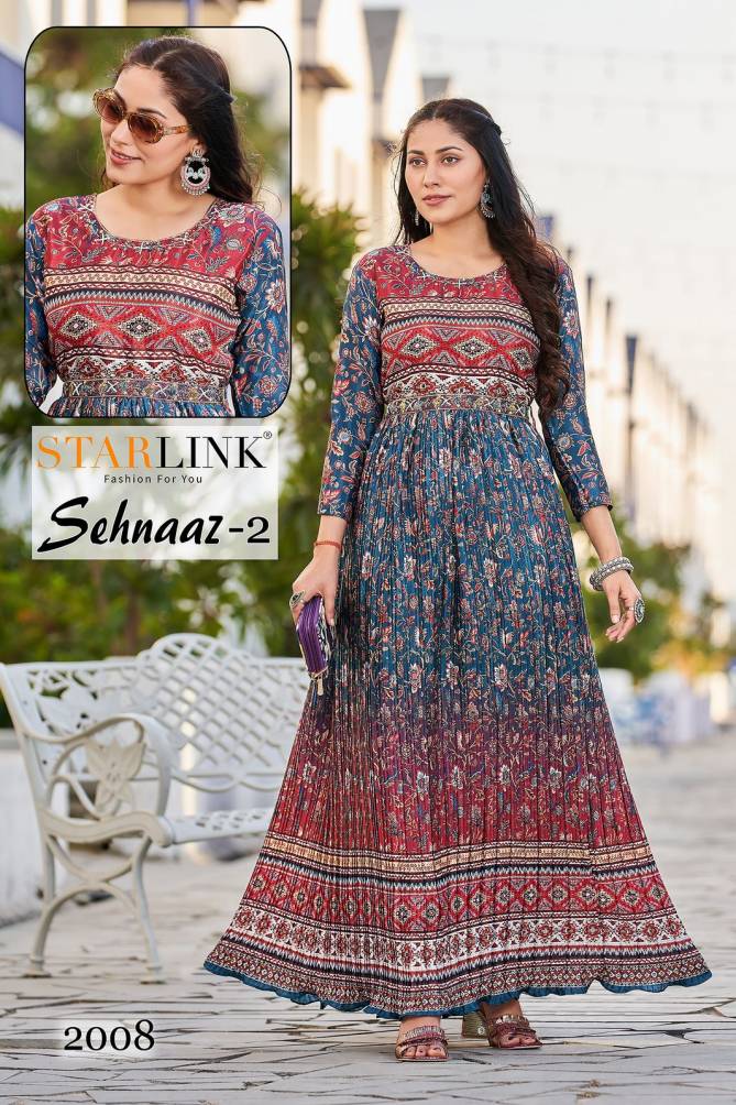 Starlink Sehnaaz 2 Heavy Festive Wear Wholesale Gown Catalog